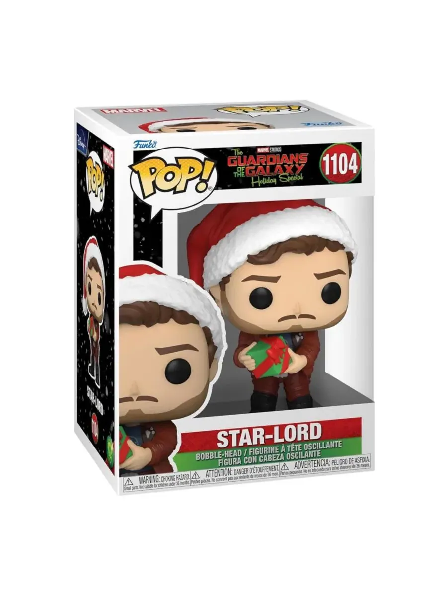 Фигурка Marvel Guardians of Galaxy POP, Holiday Star Lord Funko — изображение 4 из 5, нет цвета
