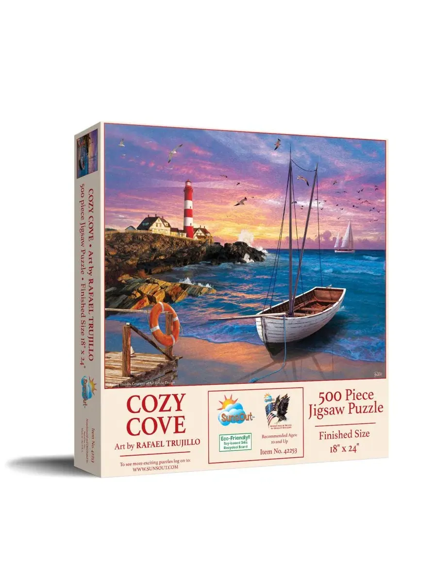 Пазл Cozy Cove из 500 деталей для взрослых Sunsout