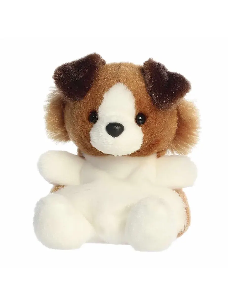 Миниатюрная плюшевая игрушка Mini Fia Sheltie Palm Pals, коричневая, 13 см Aurora — изображение 3 из 6, коричневый