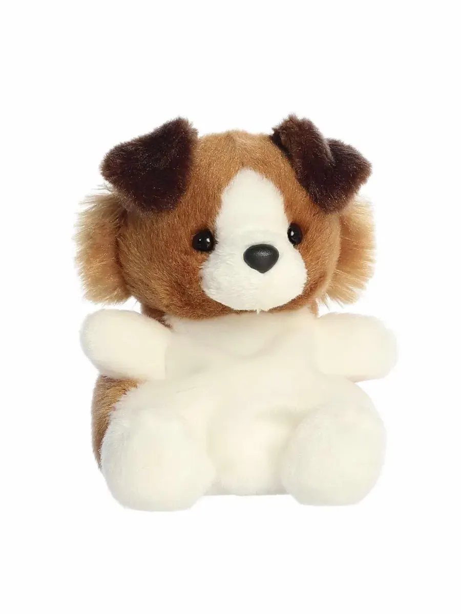 Миниатюрная плюшевая игрушка Mini Fia Sheltie Palm Pals, коричневая, 13 см Aurora — изображение 6 из 6, коричневый