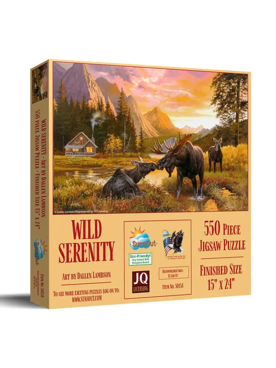 Пазл Wild Serenity из 550 деталей для взрослых Sunsout
