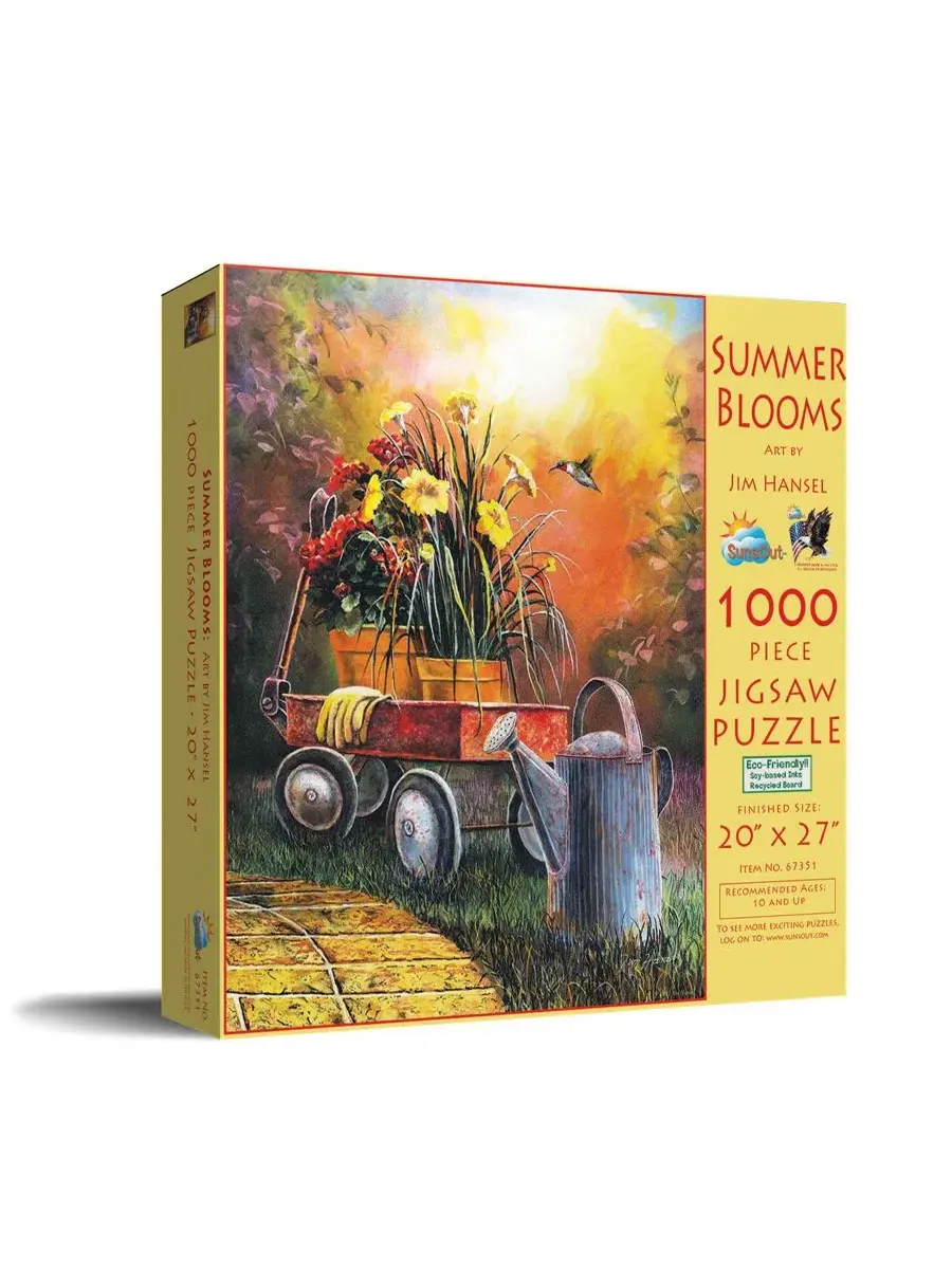 Пазл «Летние цветы» (1000 деталей) для взрослых Sunsout