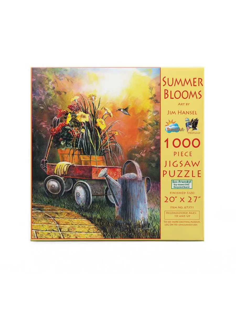 Пазл «Летние цветы» (1000 деталей) для взрослых Sunsout — изображение 2 из 5, нет цвета