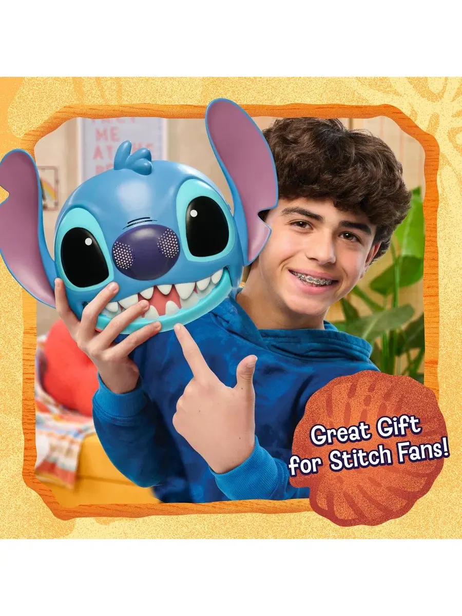 Интерактивная маска-игрушка Talking Mask Stitch, с подвижным ртом и звуками — изображение 6 из 7, нет цвета