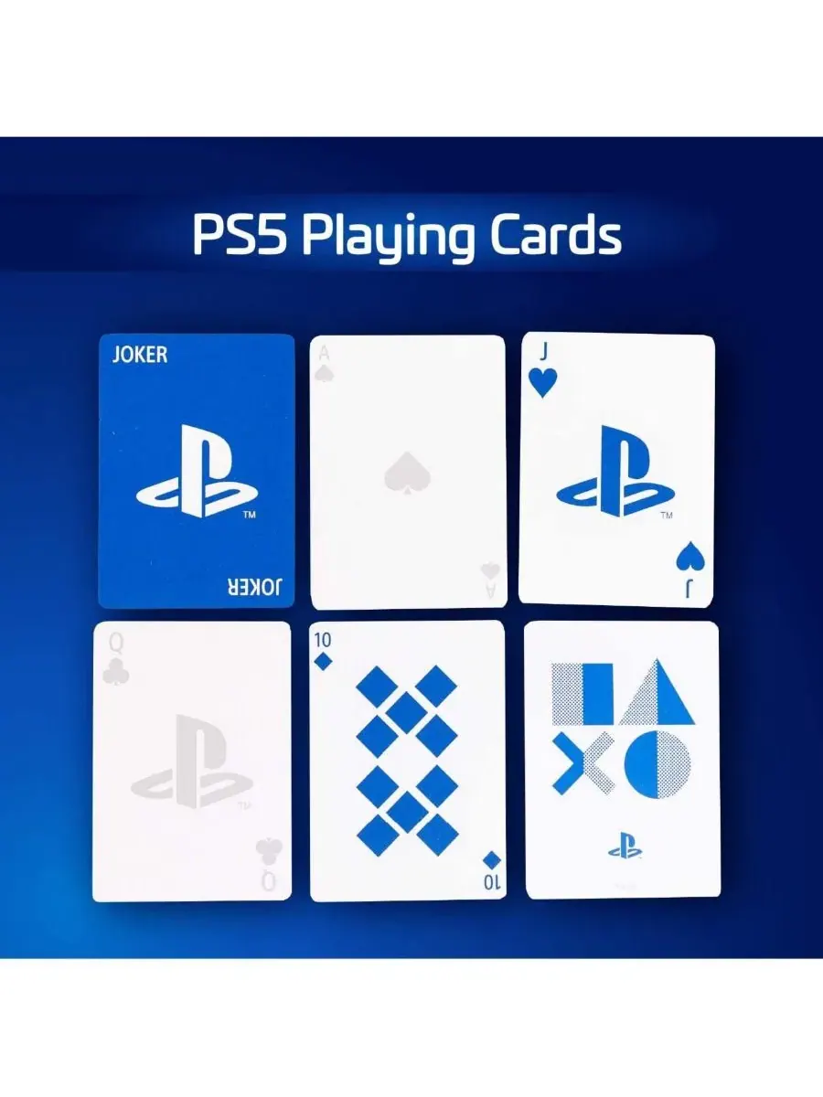 Игральные карты для Playstation PS5 Paladone Products Ltd. — изображение 3 из 4, нет цвета