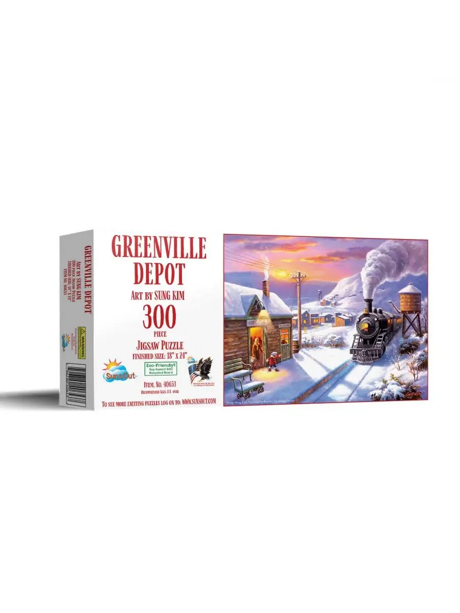 Пазл «Greenville Depot» из 300 деталей для взрослых Sunsout