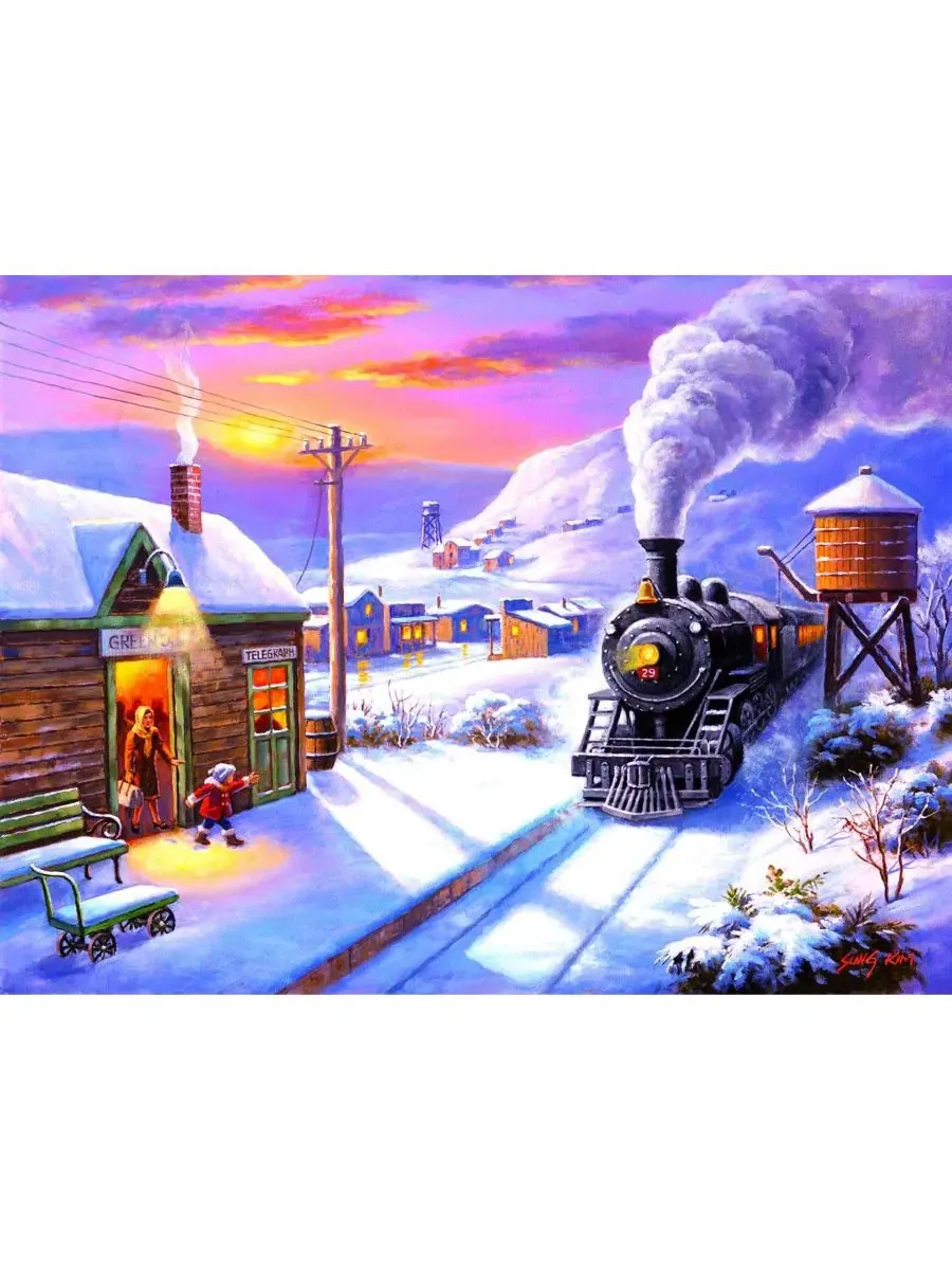 Пазл «Greenville Depot» из 300 деталей для взрослых Sunsout — изображение 3 из 5, нет цвета