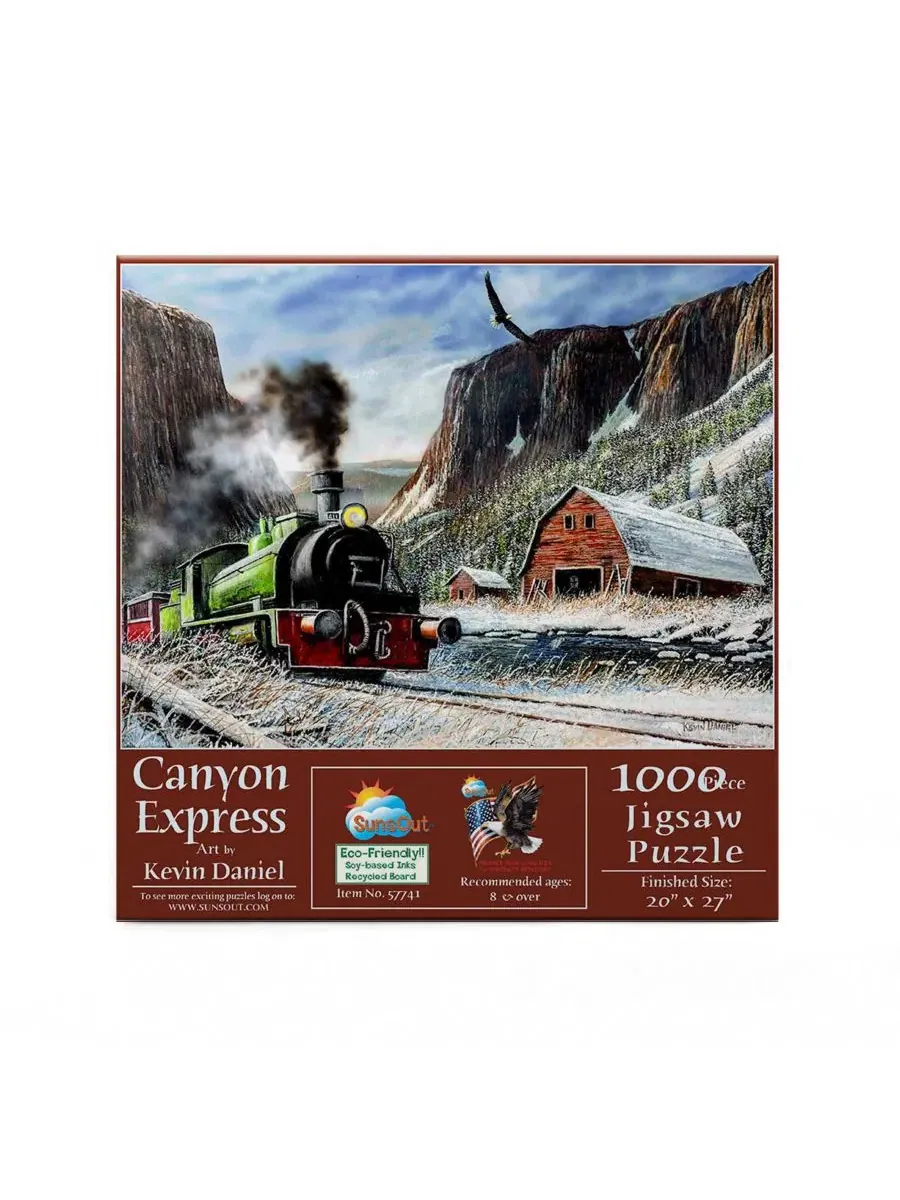 Пазл Canyon Express из 1000 деталей для взрослых Sunsout — изображение 2 из 5, нет цвета