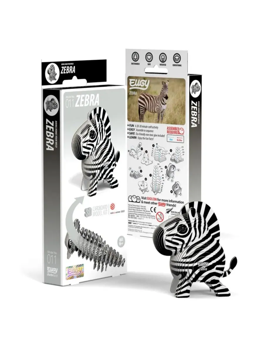 3D-пазл «Зебра» Eugy