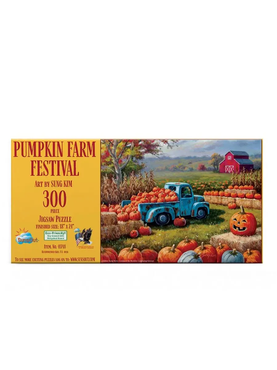 Пазл 300 элементов Pumpkin Farm Festival SunsOut — изображение 2 из 5, нет цвета