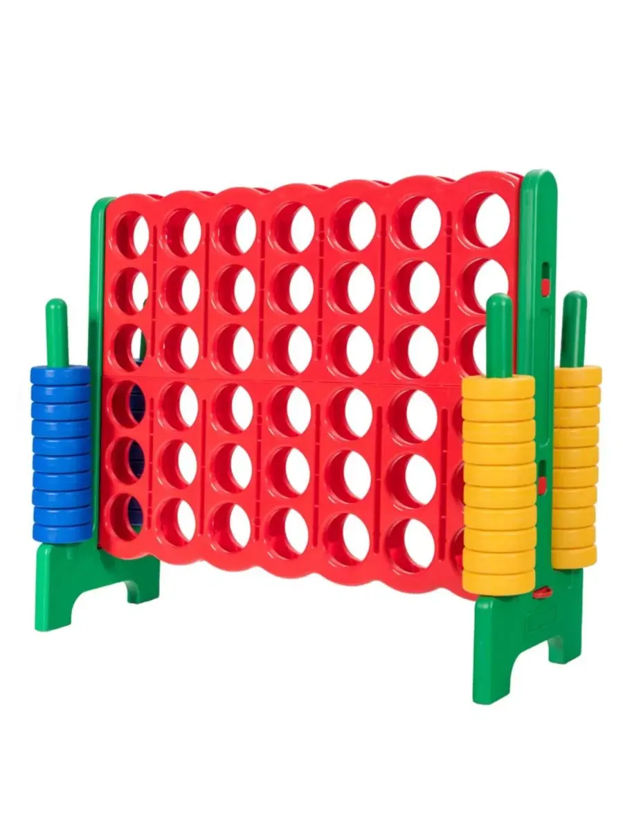 Напольная игра 4 в ряд Jumbo 4-to-Score Giant Game Set Gymax