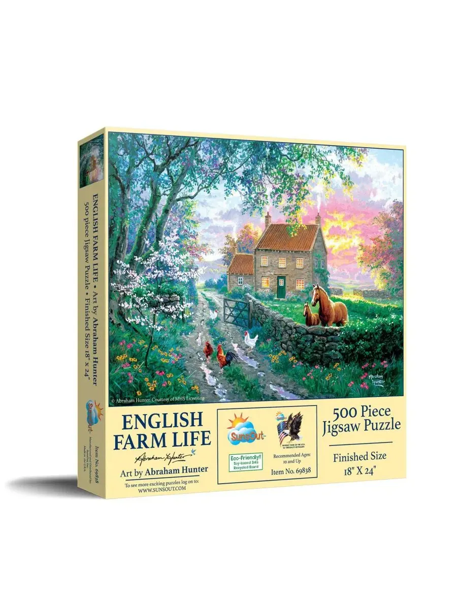 Пазл 500 деталей English Farm Life SunsOut