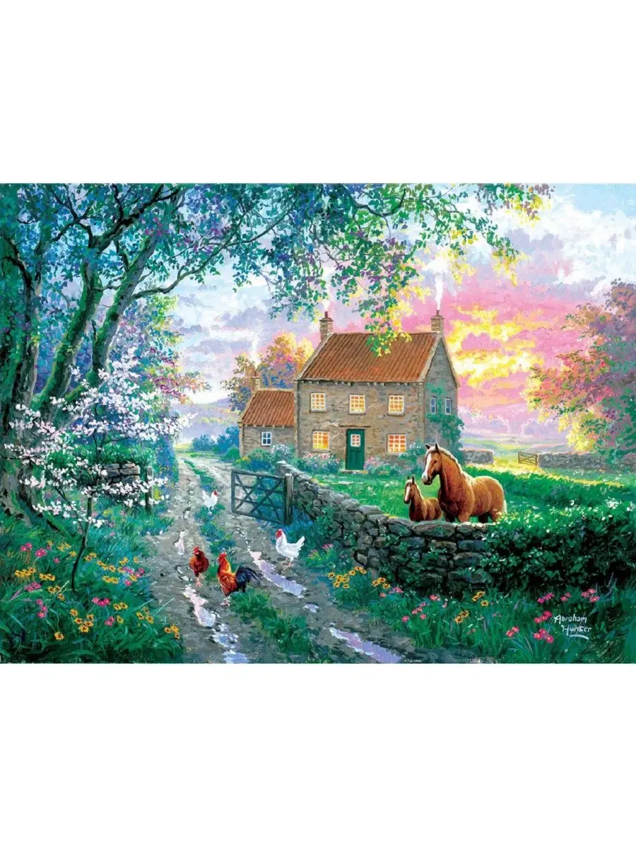 Пазл 500 деталей English Farm Life SunsOut — изображение 2 из 5, нет цвета