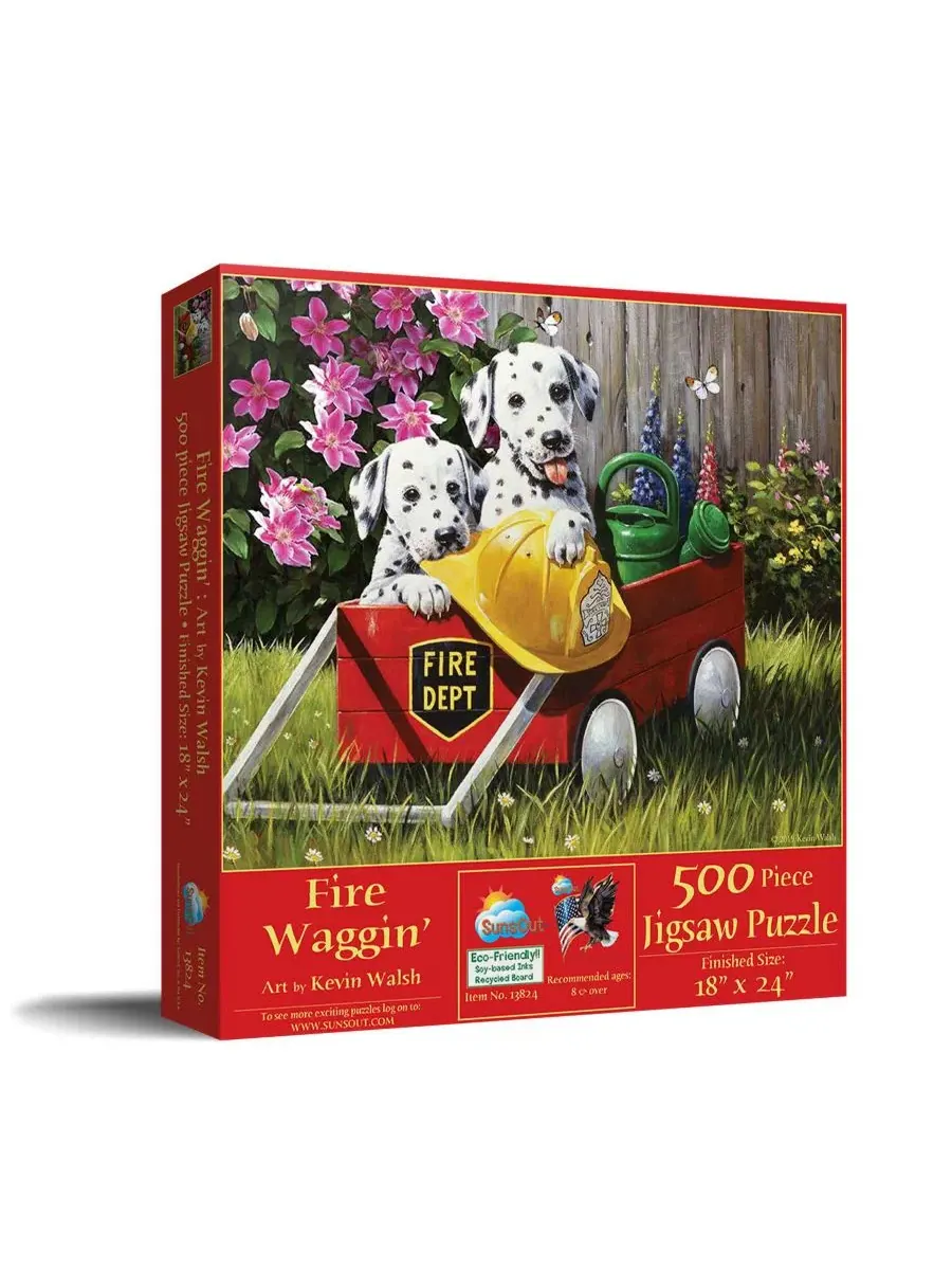 Пазл Fire Waggin' 500 элементов для взрослых SunsOut, 45,7 x 61 см