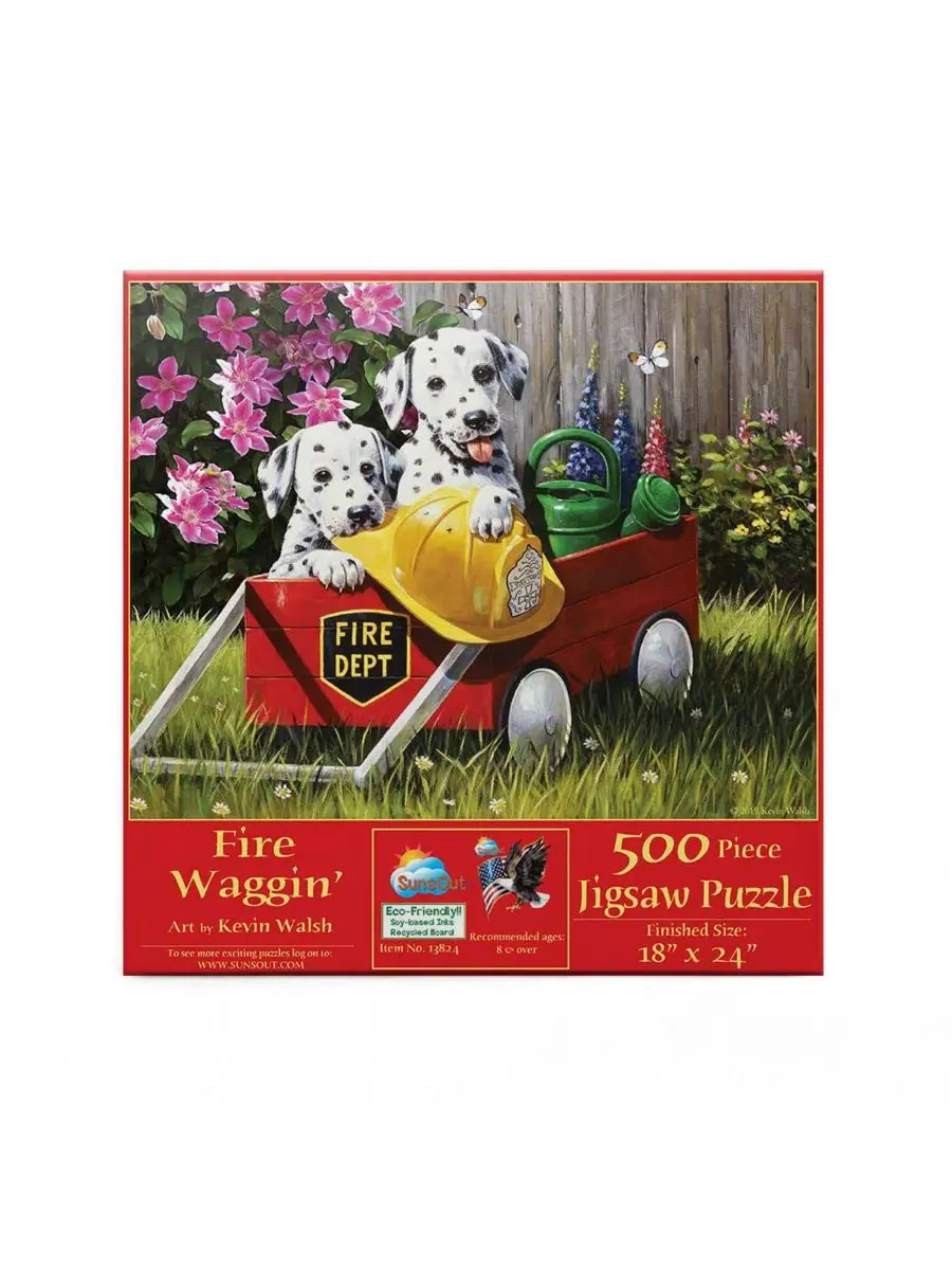 Пазл Fire Waggin' 500 элементов для взрослых SunsOut, 45,7 x 61 см — изображение 2 из 5, нет цвета
