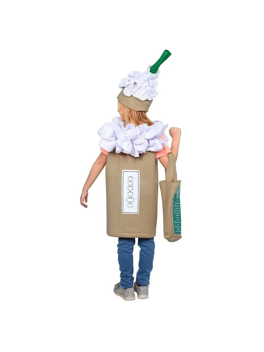 Костюм фраппучино с сумкой, модель Frappuccino Coffee, бренд Dress Up America — изображение 2 из 4, хаки