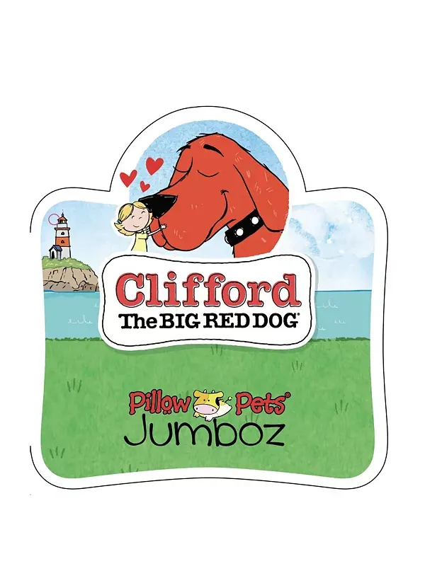 Мягкая игрушка в виде Джамбоса Клифорда, большого красного пса Pillow Pets — изображение 4 из 4, красный