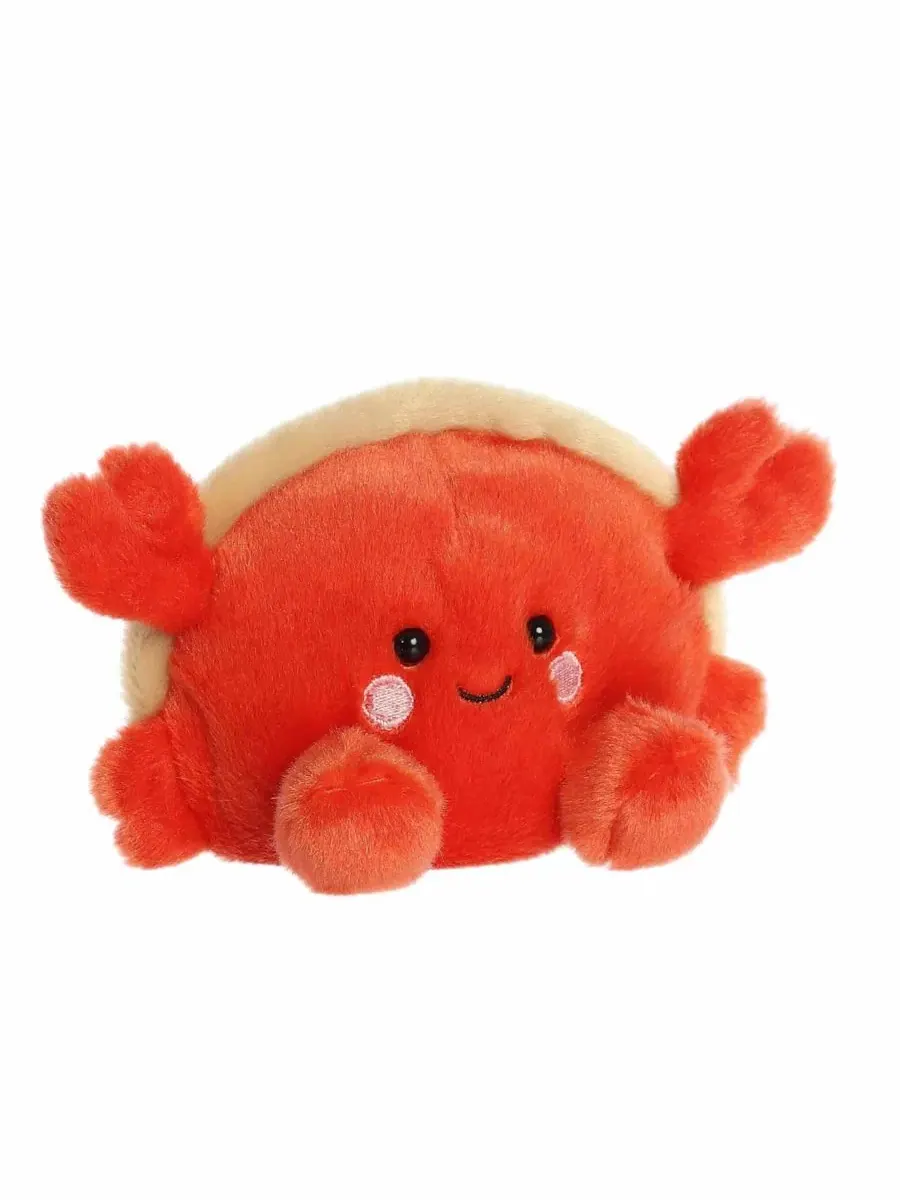 Миниатюрная плюшевая игрушка "Рак-отшельник" от Mini Tide, "Palm Pals", красная, 12,7 см Aurora — изображение 3 из 5, красный