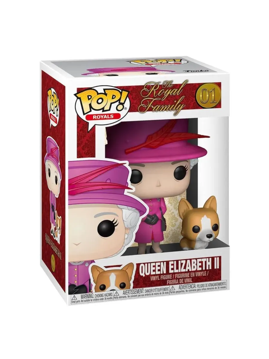 Фигурка POP Vinyl «Королевская семья»: королева Елизавета II Funko — изображение 2 из 6, нет цвета