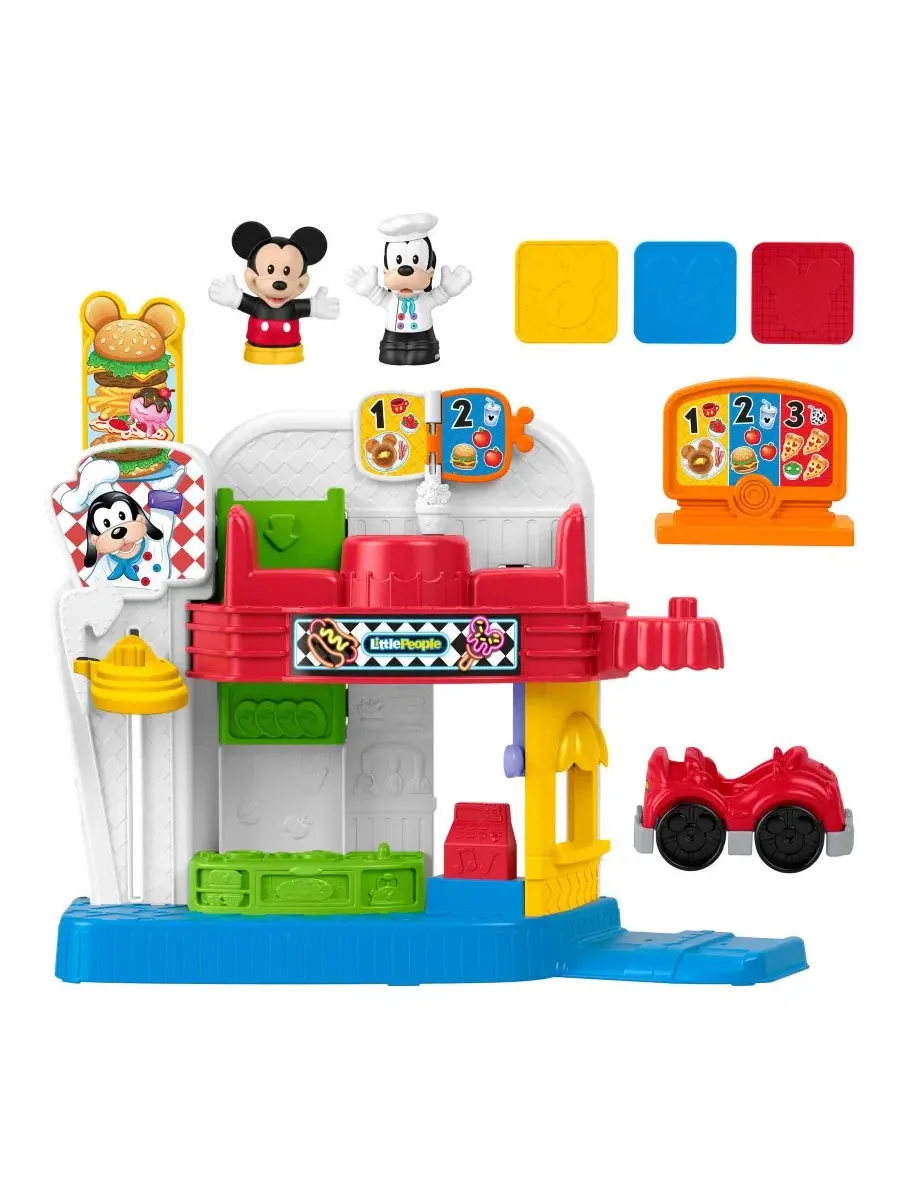 Игровой набор «Mickey and Goofy Silly Sounds Diner» с фигурками Fisher Price — изображение 2 из 6, нет цвета