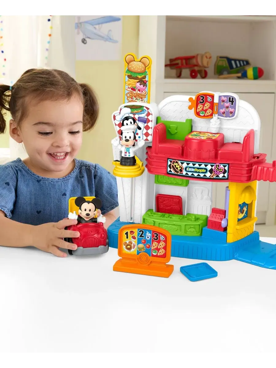 Игровой набор «Mickey and Goofy Silly Sounds Diner» с фигурками Fisher Price — изображение 3 из 6, нет цвета