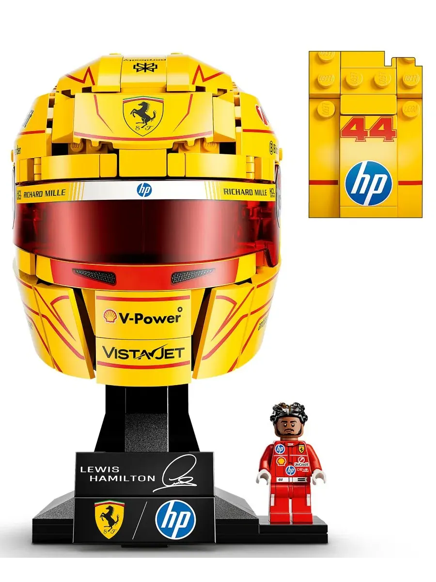 Конструктор LEGO Editions Scuderia Ferrari HP Lewis Hamilton Helmet 43022, 884 детали — изображение 2 из 6, нет цвета