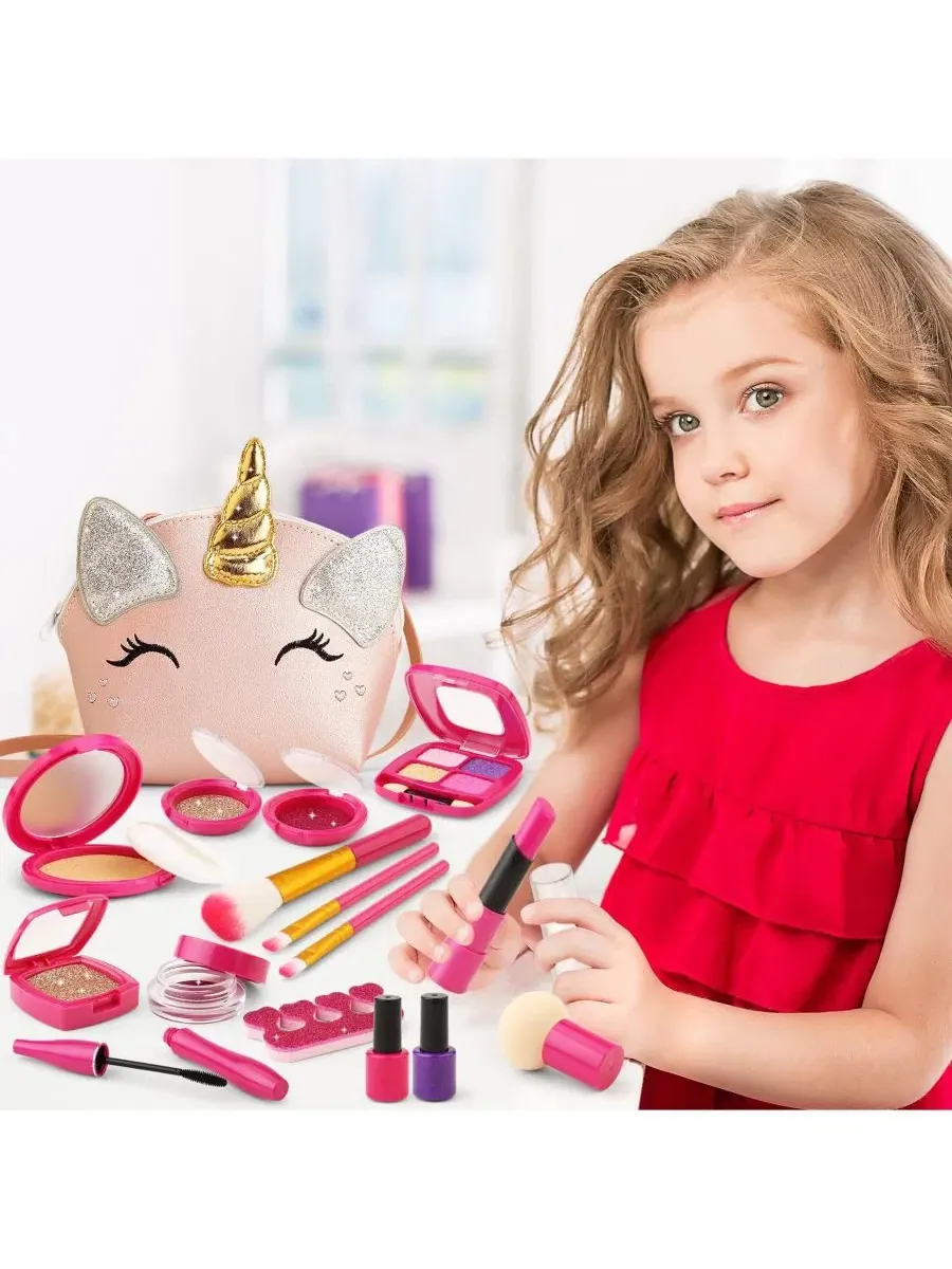 Игровой набор косметики с сумочкой — изображение 3 из 4, красный