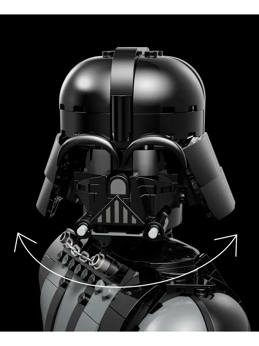 Конструктор LEGO Star Wars Darth Vader Bust, 349 деталей, для взрослых — изображение 2 из 6, нет цвета