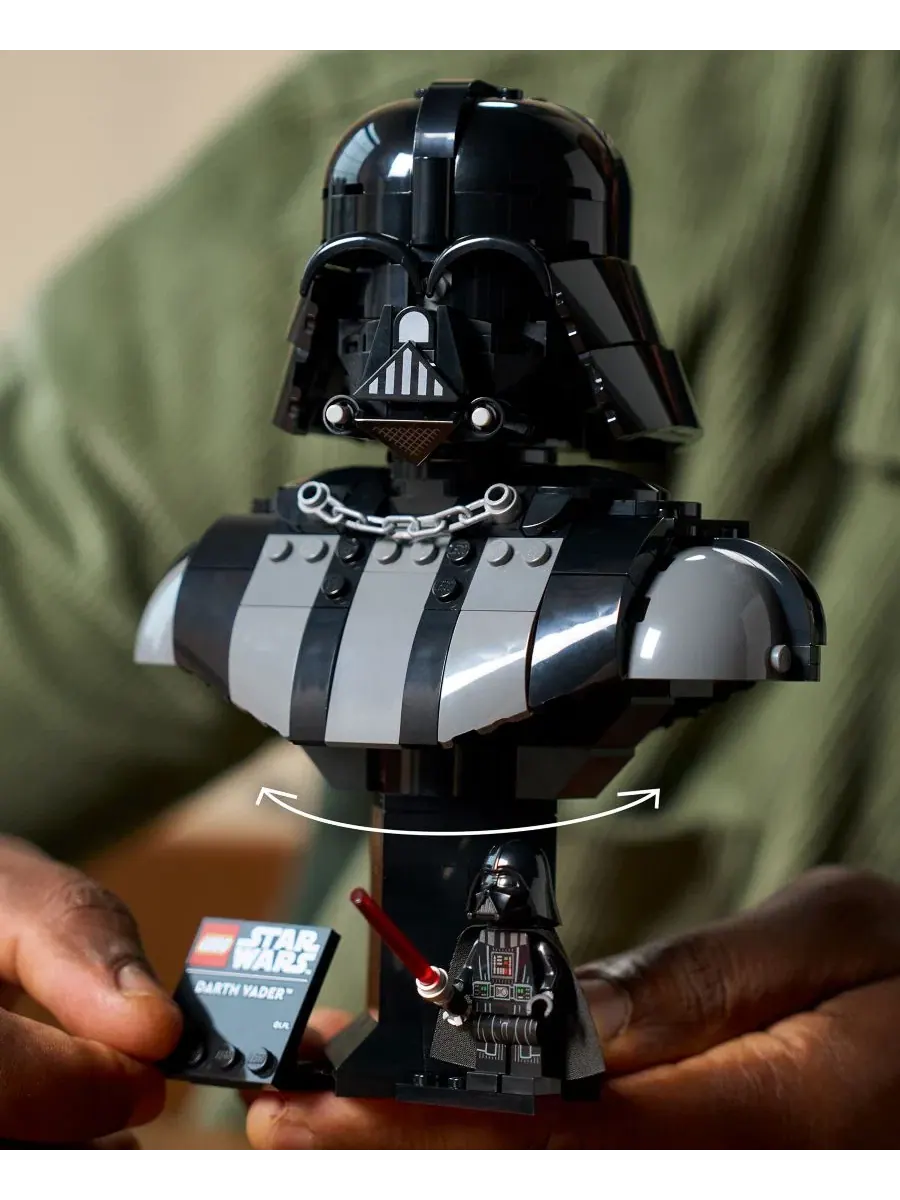 Конструктор LEGO Star Wars Darth Vader Bust, 349 деталей, для взрослых — изображение 6 из 6, нет цвета