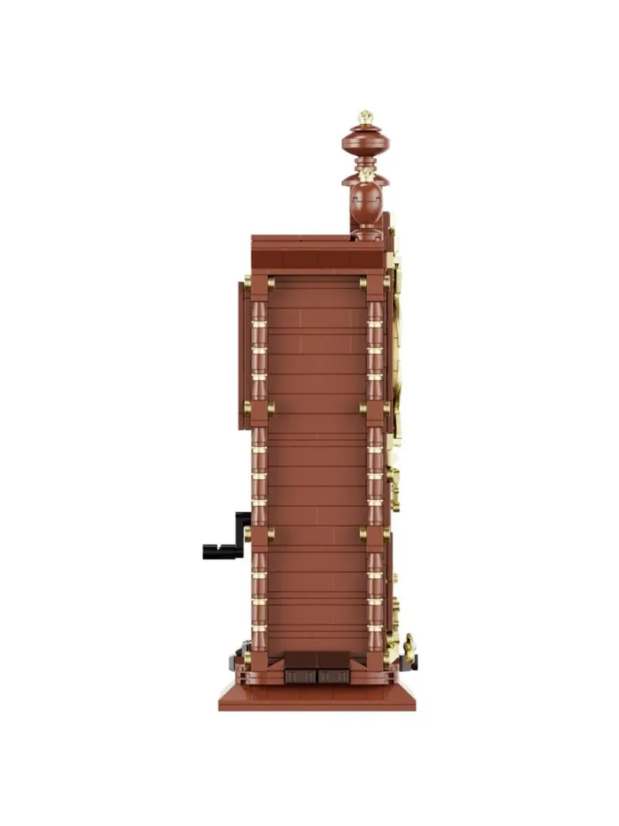 Конструктор Retro Pendulum Clock 751 деталь с кварцевым механизмом Contixo — изображение 7 из 7, коричневый