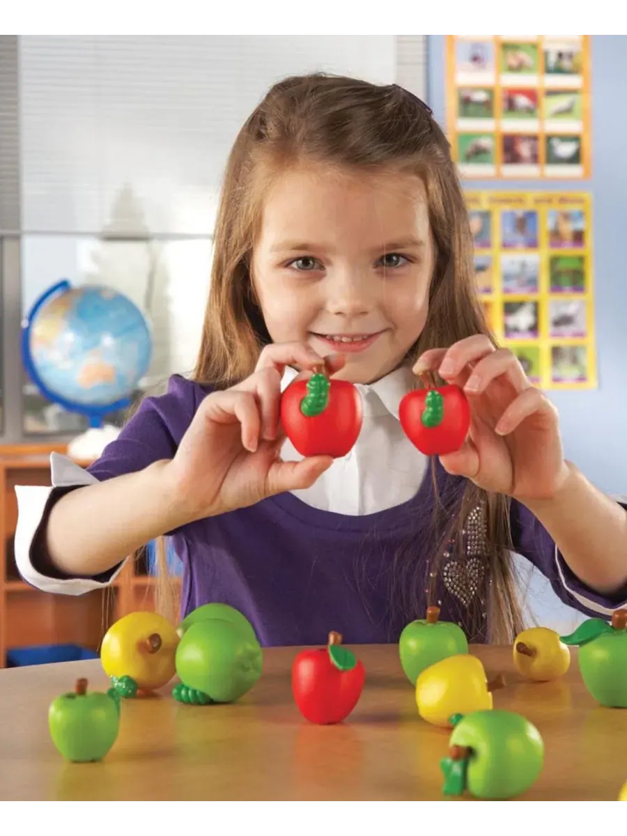 Набор яблок для сортировки Attribute Apples Learning Resources — изображение 5 из 5, мульти