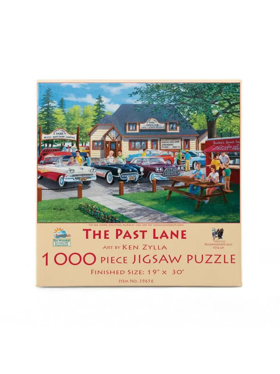 Пазл «Past Lane» (1000 деталей) для взрослых Sunsout — изображение 2 из 5, нет цвета