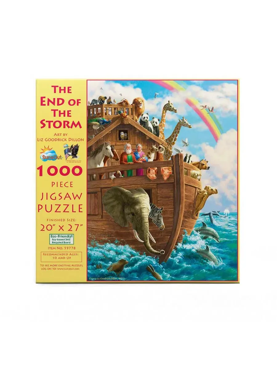 Пазл «Конец бури» (1000 деталей) для взрослых Sunsout — изображение 4 из 5, нет цвета