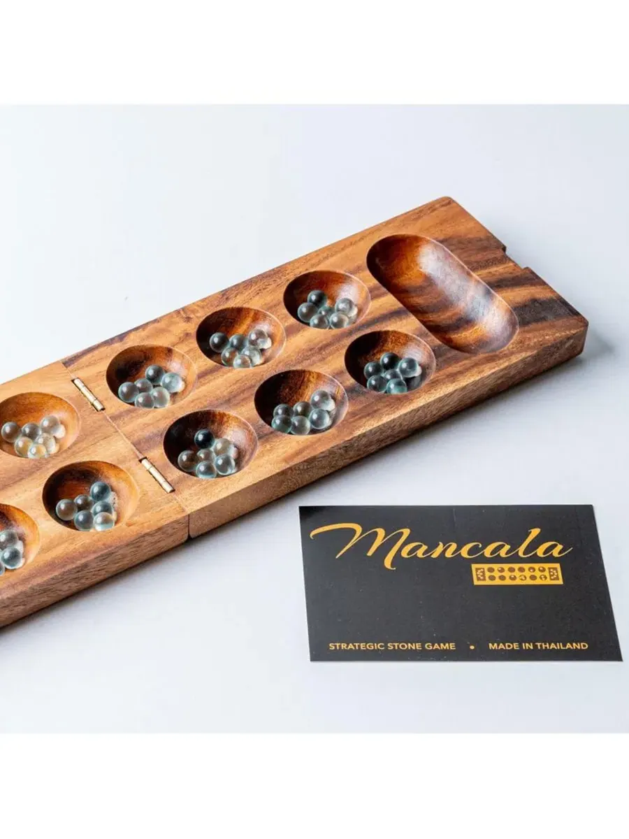 Настольная игра манкала Thai Mancala Set Verve Culture — изображение 3 из 5, нет цвета