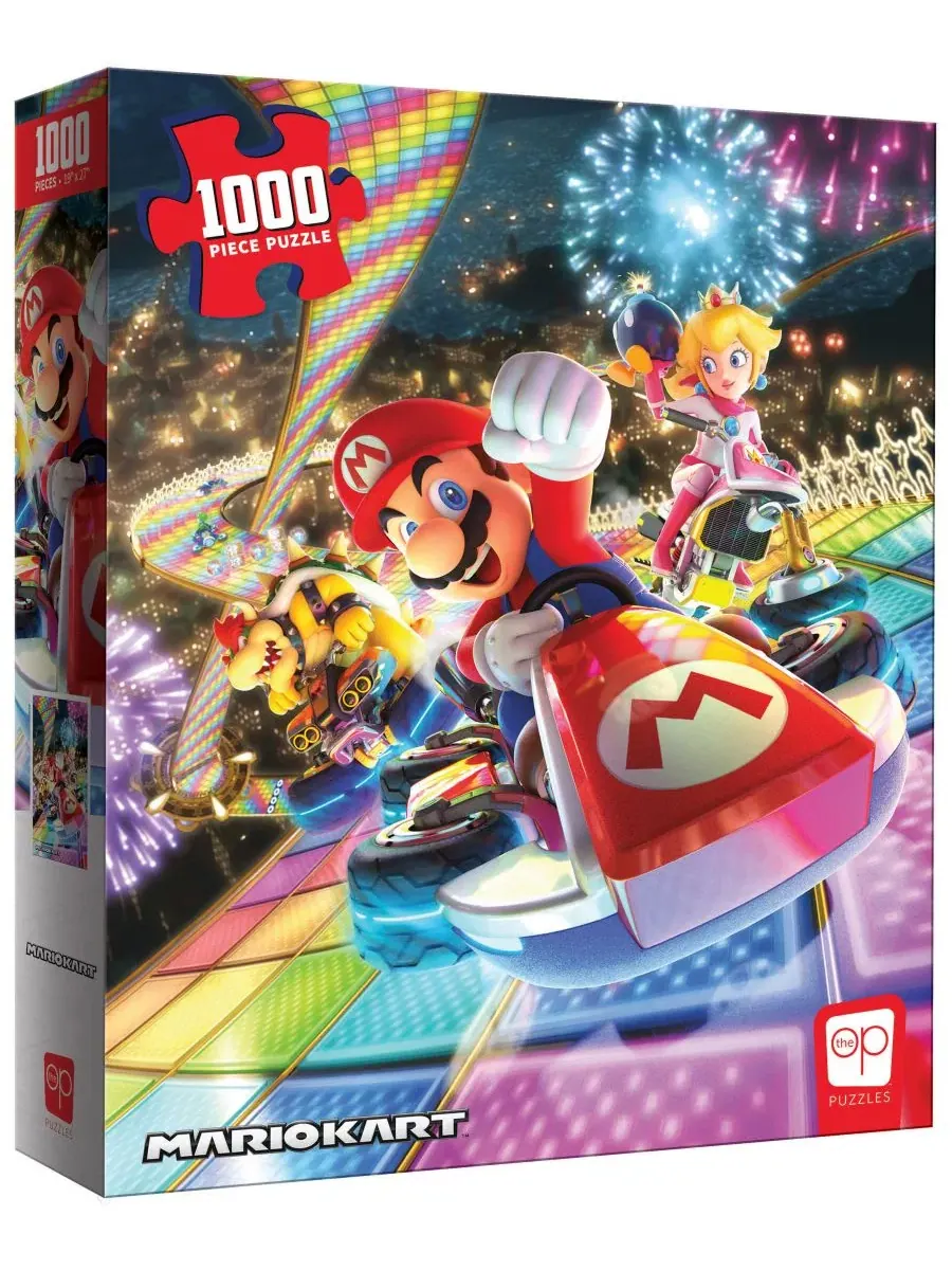 Пазл Usaopoly Kart Rainbow Road, 1000 деталей University Games