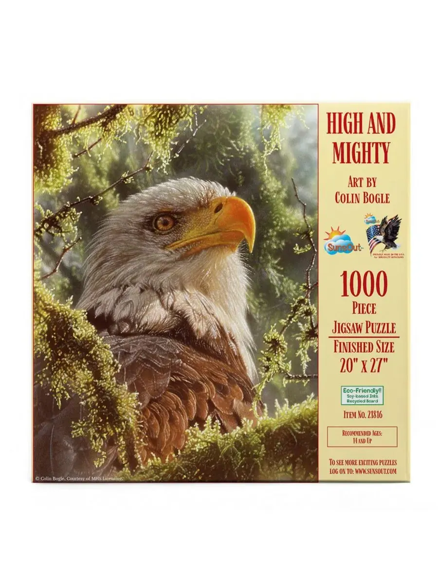 Пазл High and Mighty из 1000 деталей для взрослых Sunsout — изображение 2 из 5, нет цвета