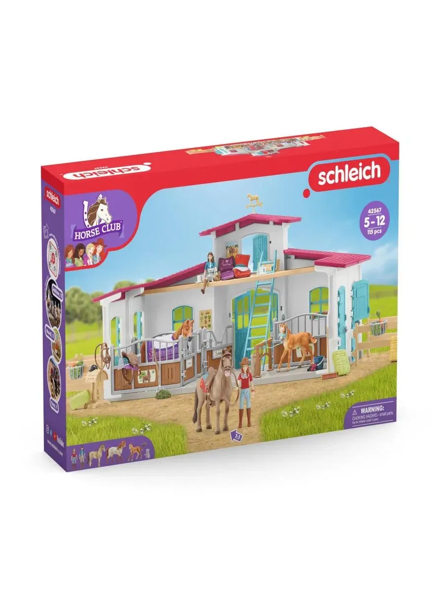 Игровой набор «Конный клуб, конный центр Лейксайд» Schleich — изображение 9 из 9, мульти