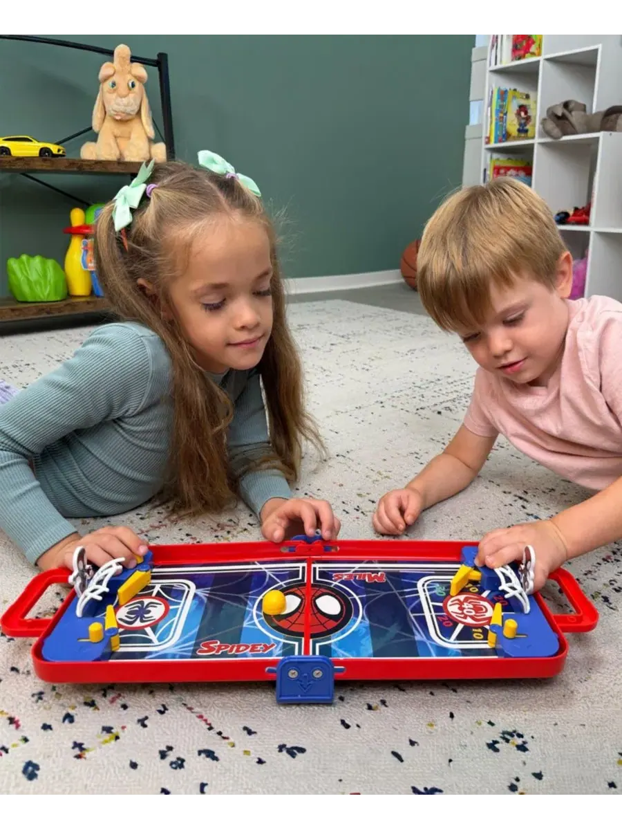 Настольный игровой набор 4 в 1 с персонажами Spidey, Spidey and His Amazing Friends 4 in 1 Tabletop — изображение 4 из 9