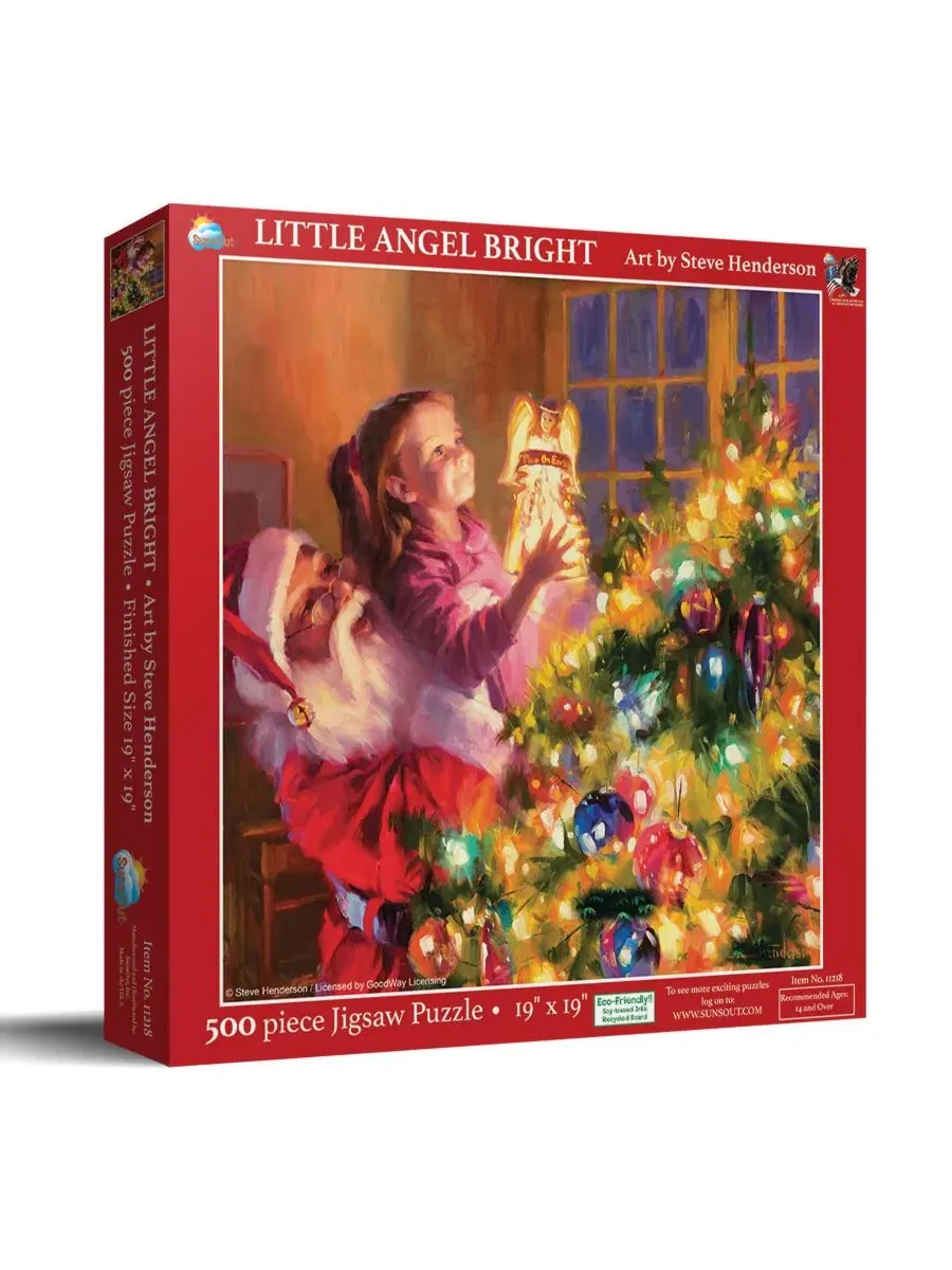 Пазл Little Angels Bright из 500 деталей для взрослых, рождественский Sunsout