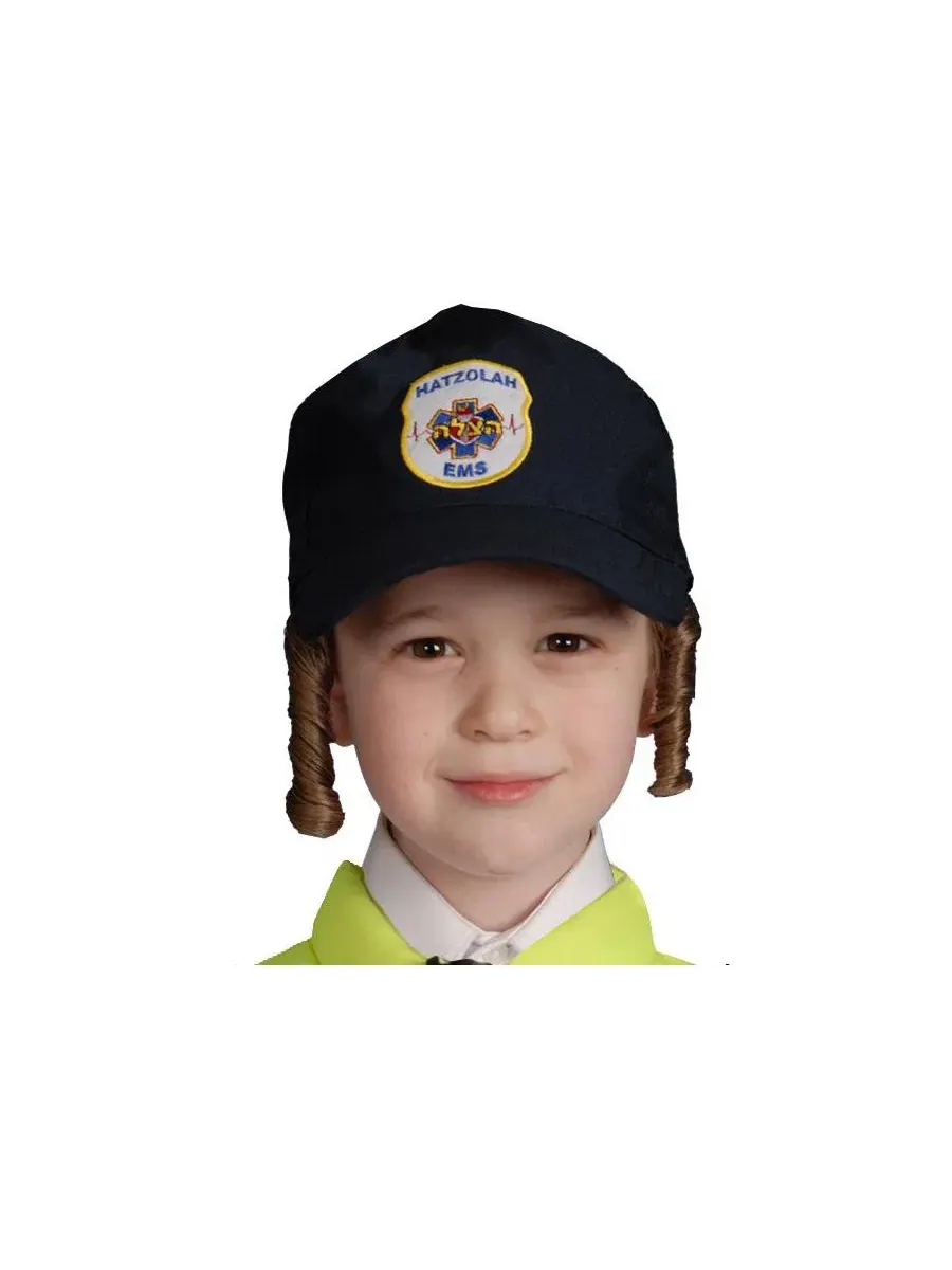 Детский костюм EMT с жилетом и кепкой, модель Hatzolah Dress Up America — изображение 2 из 3, нет цвета