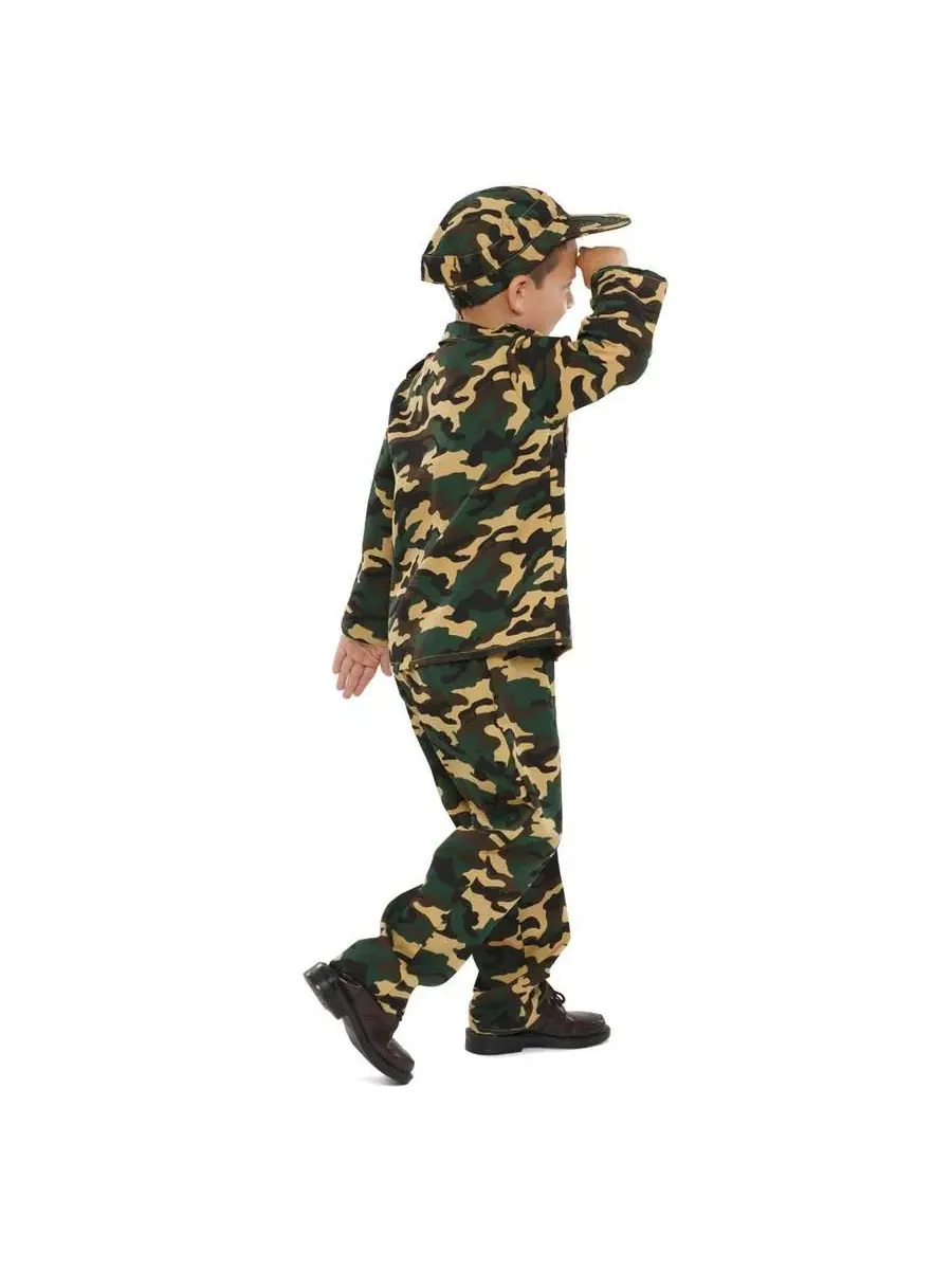 Костюм солдата с нашивками ARMY Dress Up America — изображение 3 из 3, камуфляж