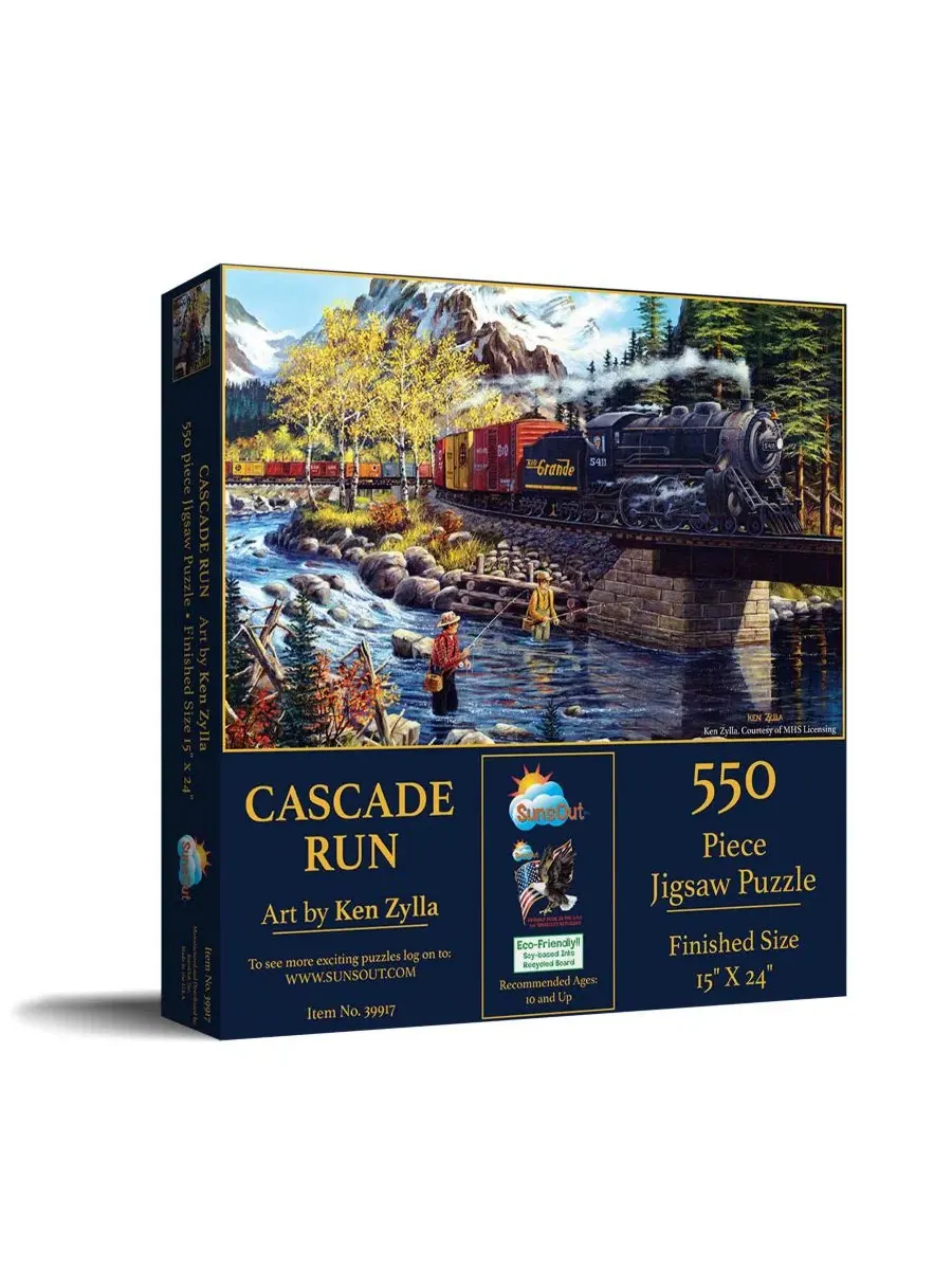 Пазл 550 деталей Cascade Run SunsOut, 38x61 см