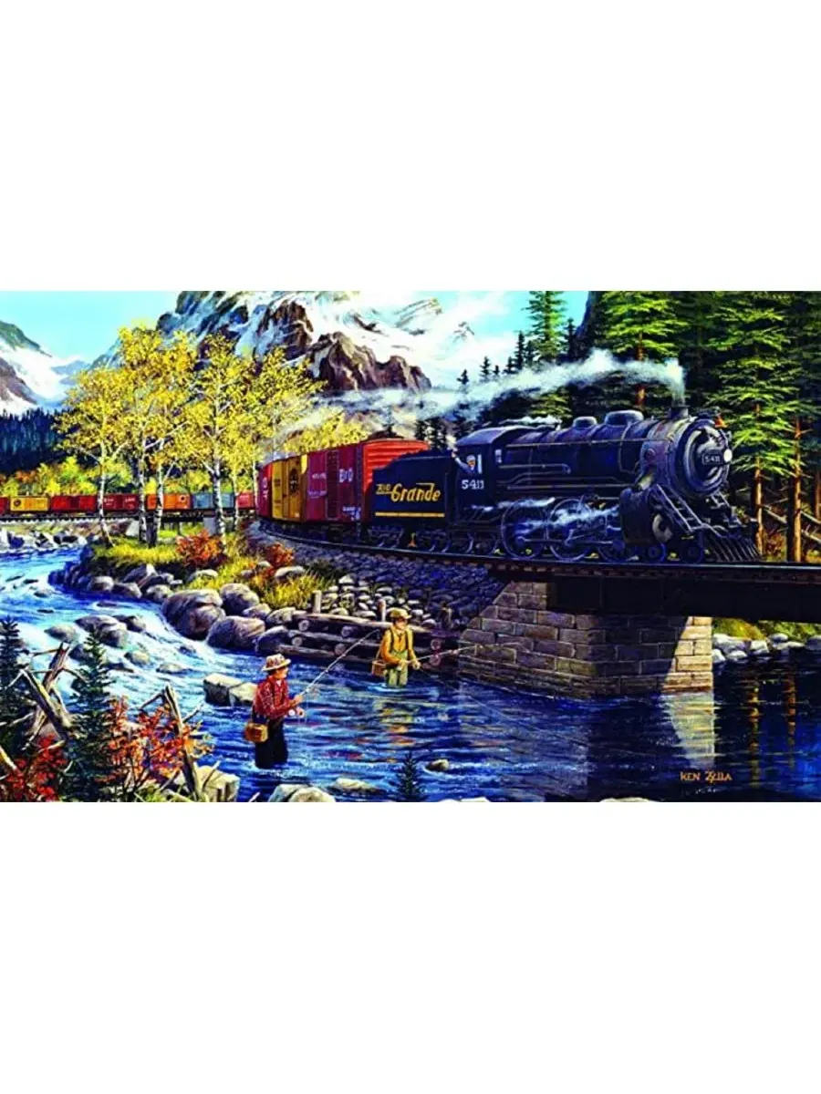 Пазл 550 деталей Cascade Run SunsOut, 38x61 см — изображение 3 из 5, нет цвета