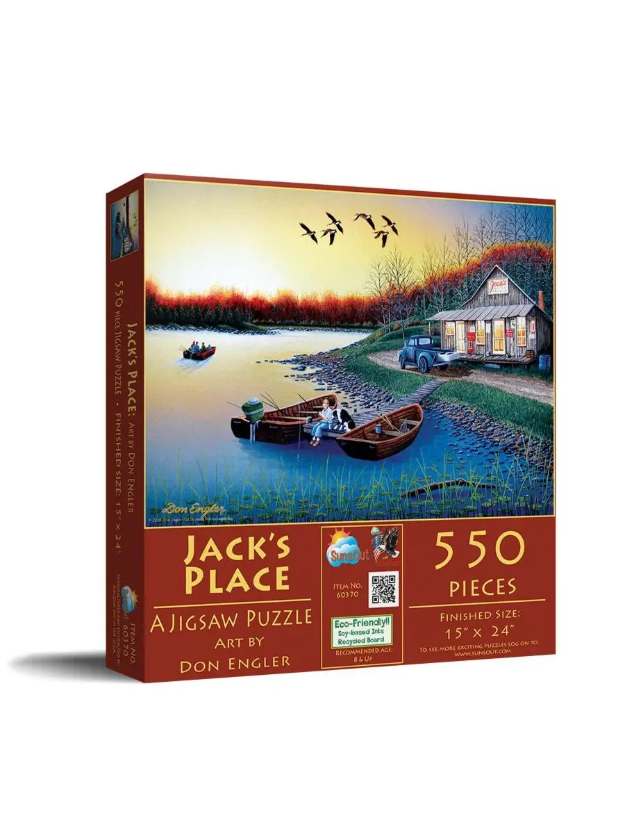 Пазл 550 деталей с принтом Jack's Place SunsOut, 38x61 см