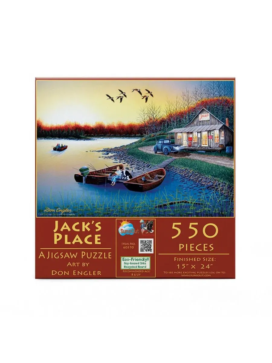Пазл 550 деталей с принтом Jack's Place SunsOut, 38x61 см — изображение 3 из 5, нет цвета