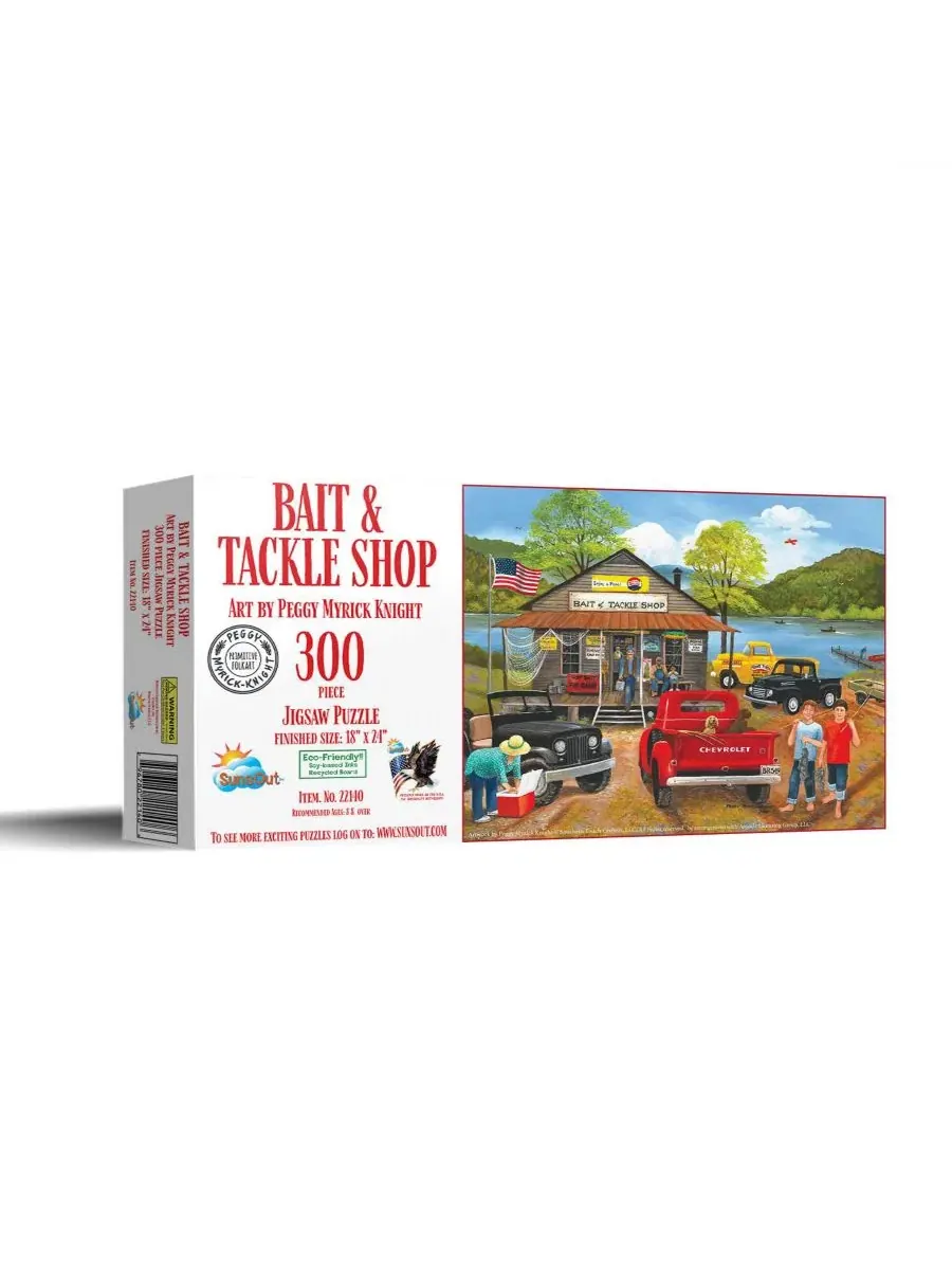 Пазл 300 деталей «Bait & Tackle Shop» SunsOut