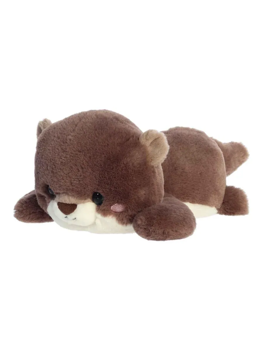 Плюшевая игрушка-выдра Oddie Otter Too Cute Playful Plush Toy Aurora — изображение 4 из 5, коричневый