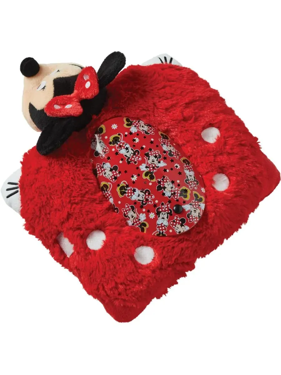 Мягкая игрушка-ночник Minnie Sleeptime Lite Pillow Pets — изображение 4 из 8, красный