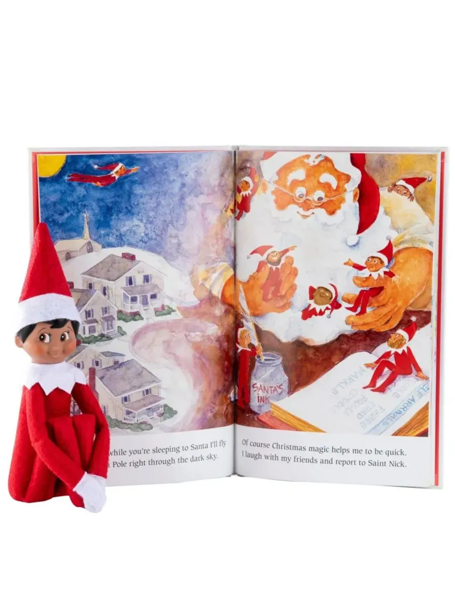 Набор для рождественских традиций A Christmas Tradition Boy Toy Elf on the Shelf — изображение 5 из 6, красный/белый