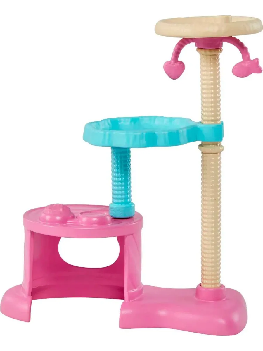 Игровой набор «Кукла-кошечка и питомец» Barbie — изображение 4 из 11, мульти
